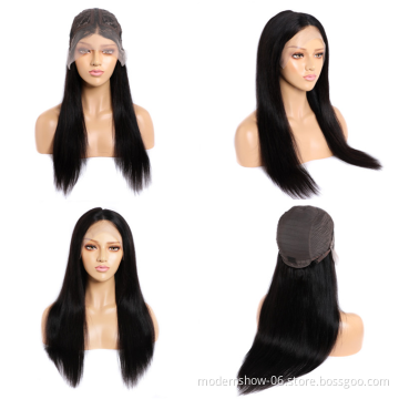 Full Cuticles Aligned 13x6 13x4 T Part Lace Frontal Human Hair Wigs Brazilian Virgin Remy Lace Front Wig HD Lace Frontal Wig